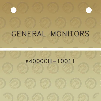 general-monitors-s4000ch-10011