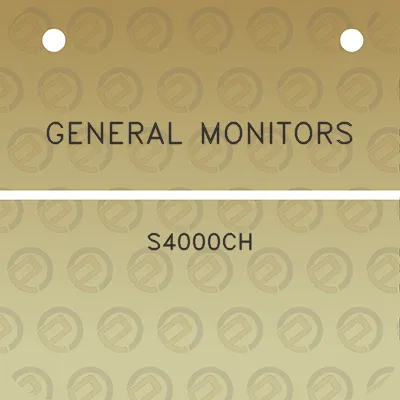 general-monitors-s4000ch