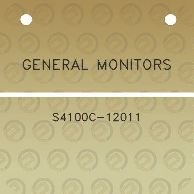 general-monitors-s4100c-12011