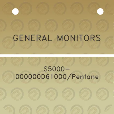 general-monitors-s5000-000000d61000pentane