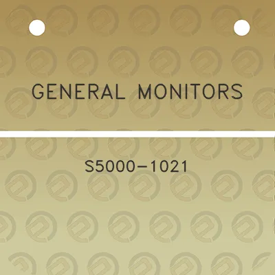 general-monitors-s5000-1021