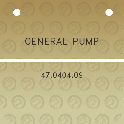 general-pump-47040409