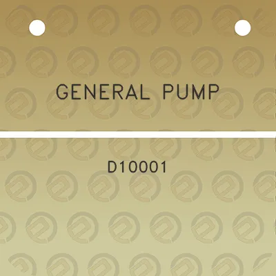 general-pump-d10001