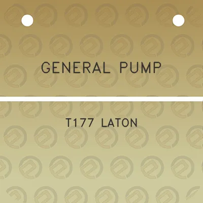 general-pump-t177-laton