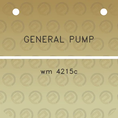 general-pump-wm-4215c