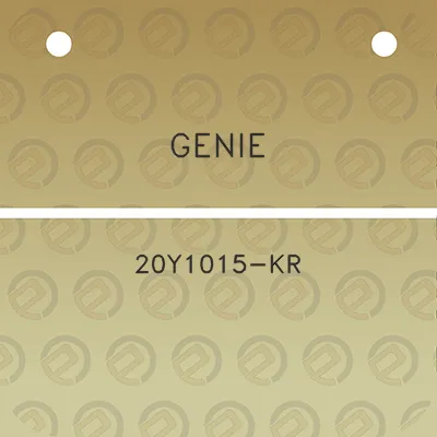 genie-20y1015-kr