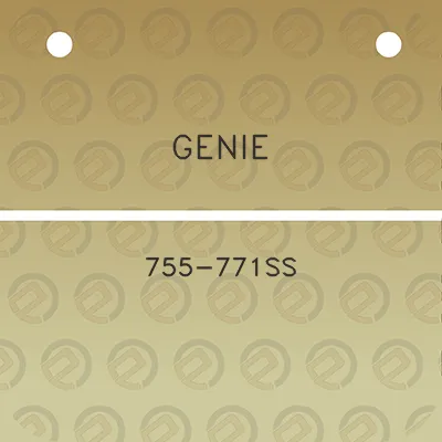 genie-755-771ss