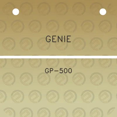 genie-gp-500