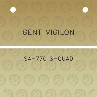 gent-vigilon-s4-770-s-quad