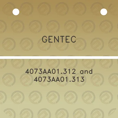 gentec-4073aa01312-and-4073aa01313