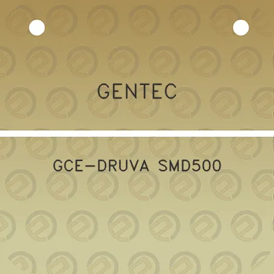 gentec-gce-druva-smd500