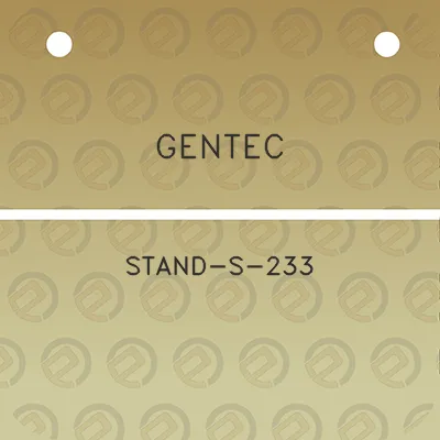 gentec-stand-s-233