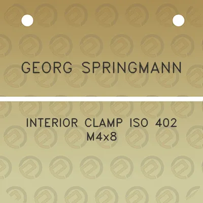 georg-springmann-interior-clamp-iso-402-m4x8