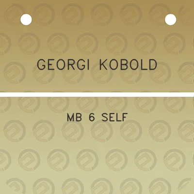 georgi-kobold-mb-6-self