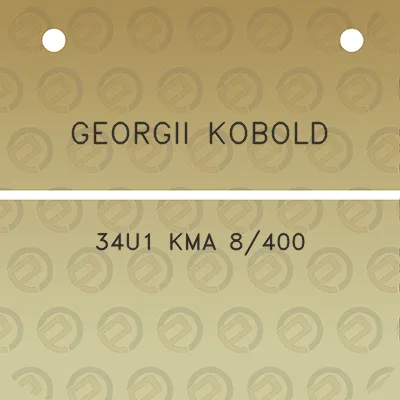 georgii-kobold-34u1-kma-8400