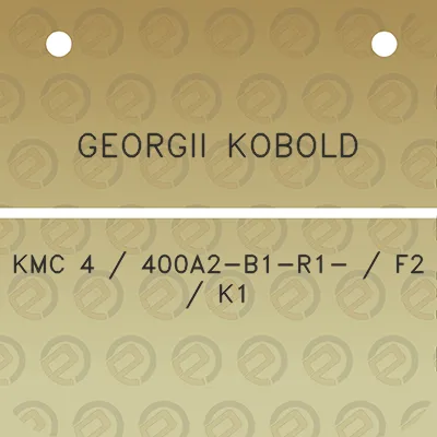 georgii-kobold-kmc-4-400a2-b1-r1-f2-k1