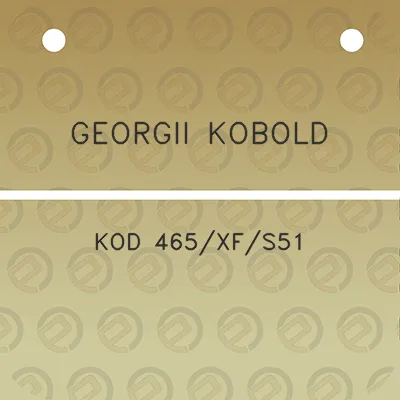 georgii-kobold-kod-465xfs51