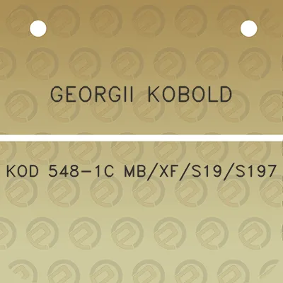 georgii-kobold-kod-548-1c-mbxfs19s197