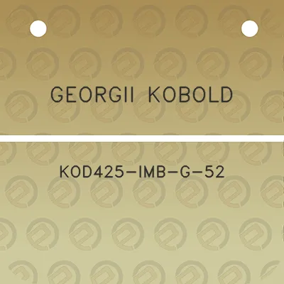 georgii-kobold-kod425-imb-g-52