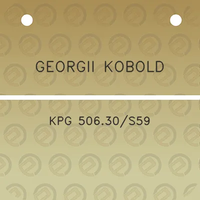 georgii-kobold-kpg-50630s59