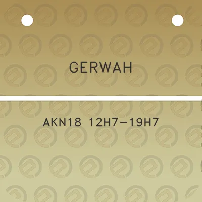 gerwah-akn18-12h7-19h7