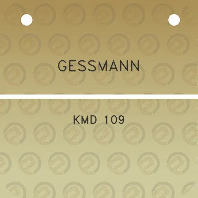 gessmann-kmd-109