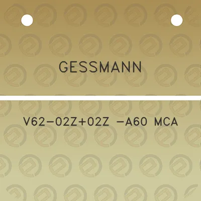 gessmann-v62-02z02z-a60-mca