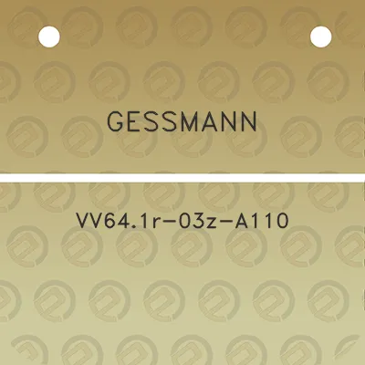 gessmann-vv641r-03z-a110