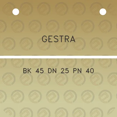 gestra-bk-45-dn-25-pn-40