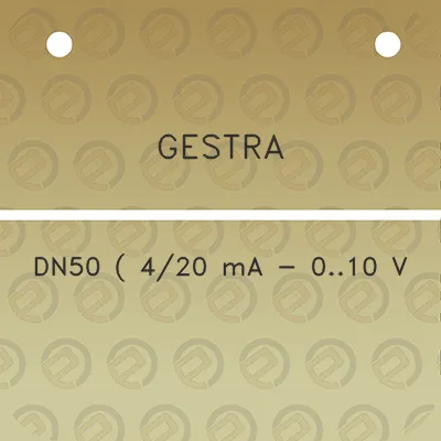 gestra-dn50-420-ma-010-v