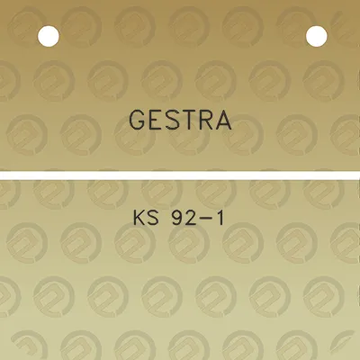 gestra-ks-92-1