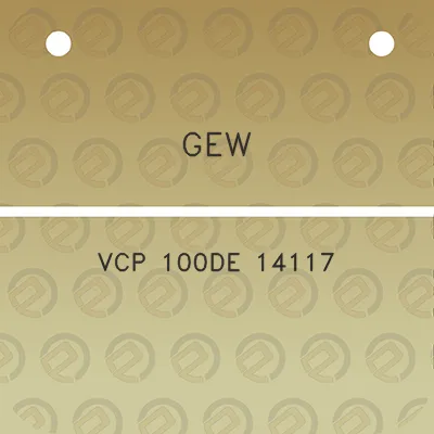 gew-vcp-100de-14117