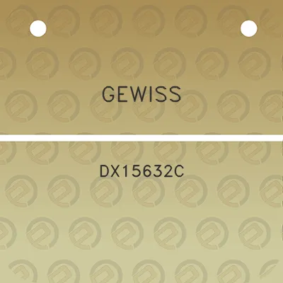 gewiss-dx15632c