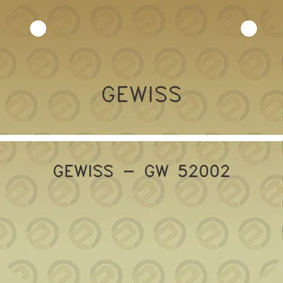 gewiss-gewiss-gw-52002
