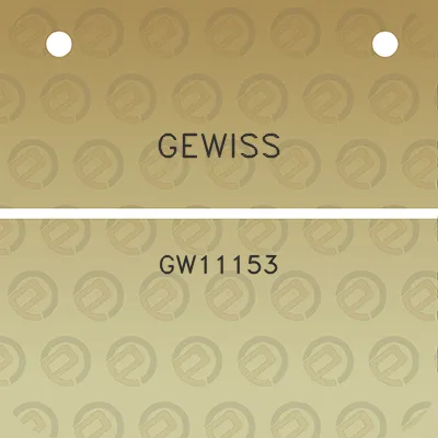 gewiss-gw11153