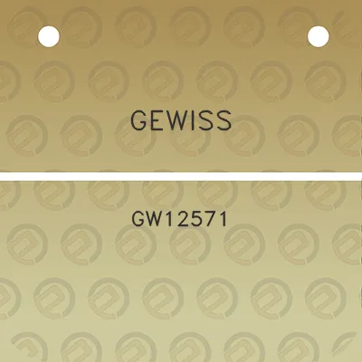 gewiss-gw12571
