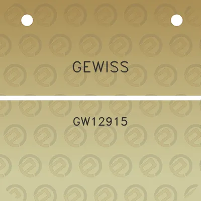 gewiss-gw12915