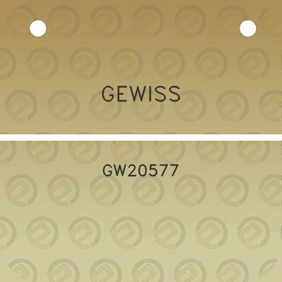 gewiss-gw20577