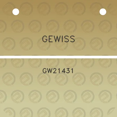 gewiss-gw21431