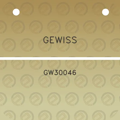 gewiss-gw30046