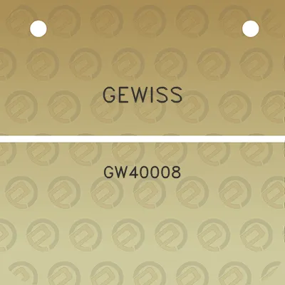 gewiss-gw40008