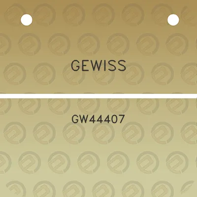 gewiss-gw44407