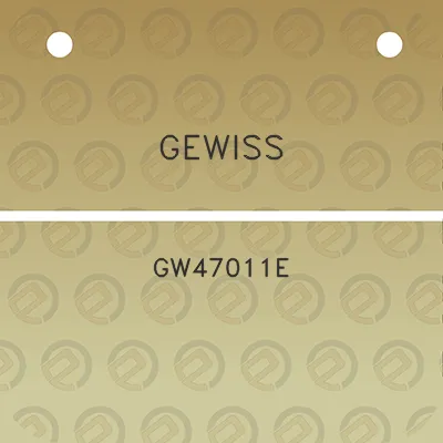 gewiss-gw47011e
