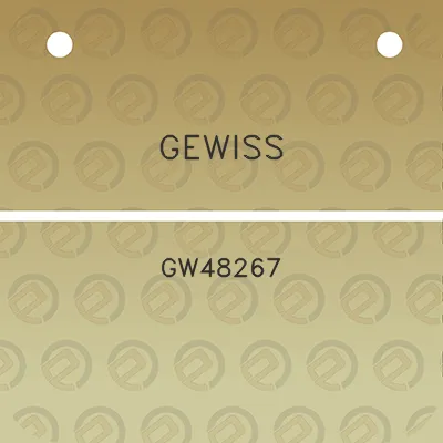gewiss-gw48267