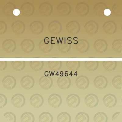 gewiss-gw49644