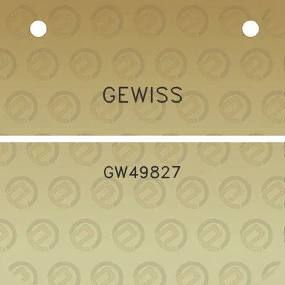 gewiss-gw49827