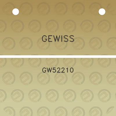 gewiss-gw52210
