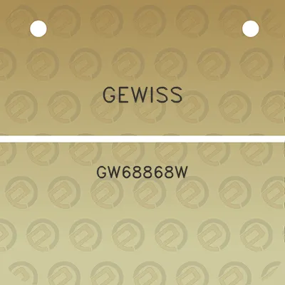 gewiss-gw68868w