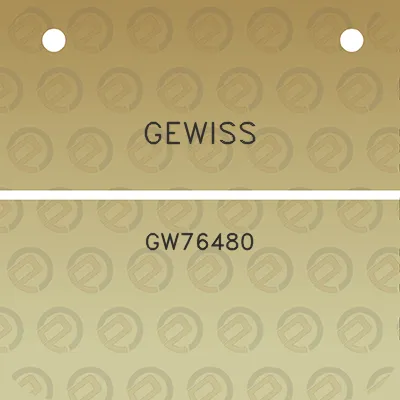gewiss-gw76480