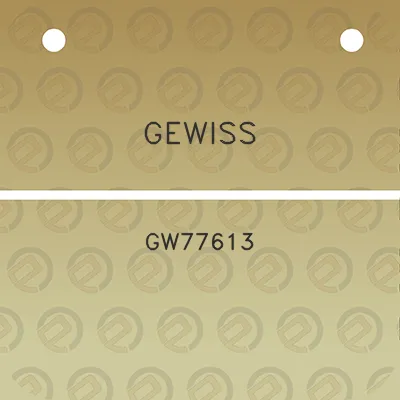 gewiss-gw77613